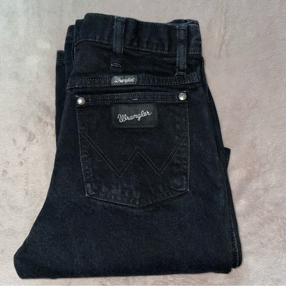 Wrangler Dark Denim Straight Leg Jeans